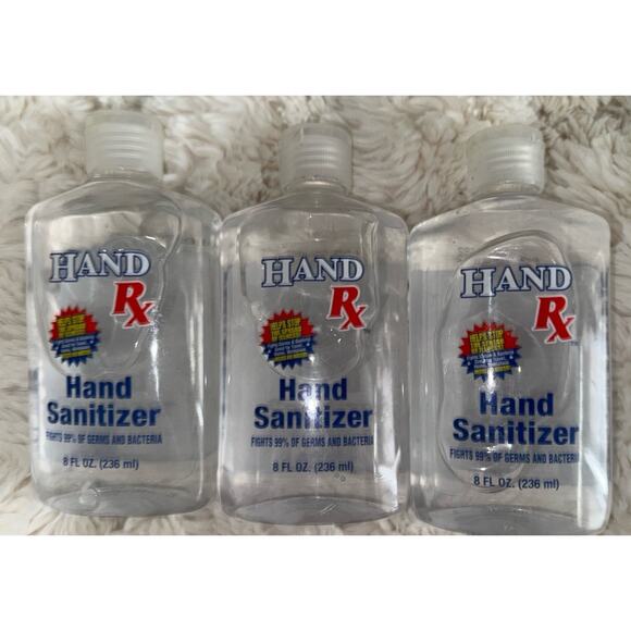 SET OF 3 Hand RX Hand Sanitizer Refreshing Gel Hand Sanitizer - 8 FL. OZ. NEW - Picture 1 of 3
